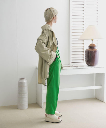 illi 單褶中線西裝褲