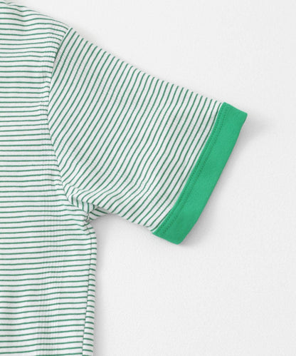 Miller拼接羅紋T恤