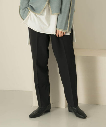 illi 單褶修身錐形褲