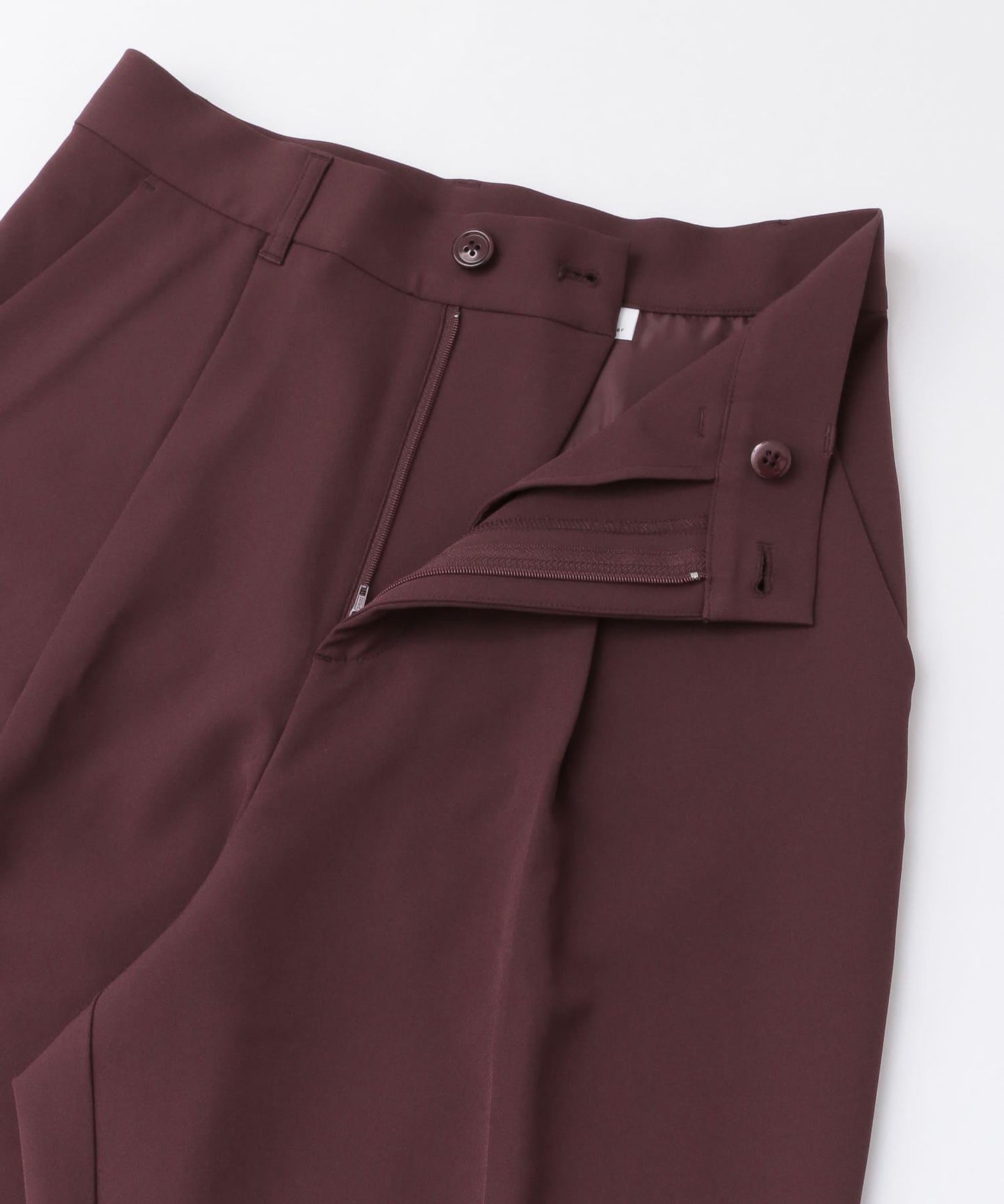 illi 單褶修身錐形褲