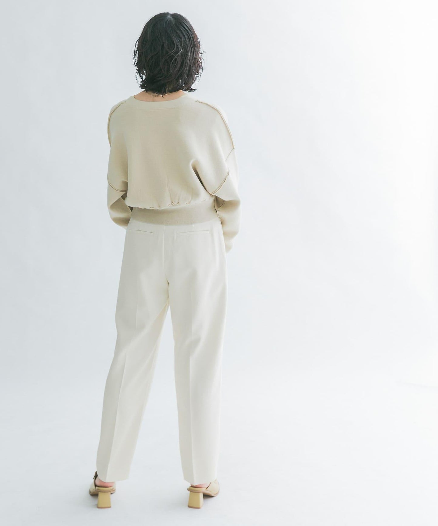 illi 單褶中線西裝褲