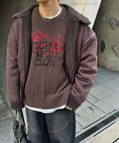 『聯名』SHUHEI KOKI×SENSE OF PLACE 印花針織衫