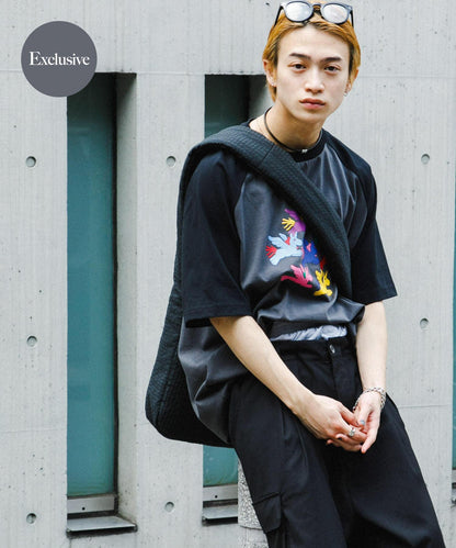 『聯名』SHUHEI KOKI×SENSE OF PLACE 拼色插肩袖T恤