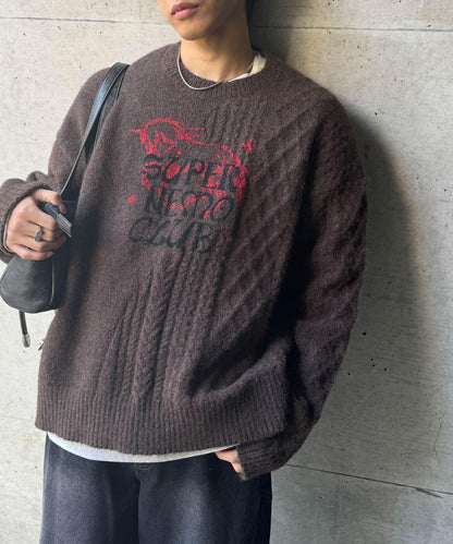 『聯名』SHUHEI KOKI×SENSE OF PLACE 印花針織衫