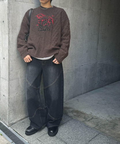 『聯名』SHUHEI KOKI×SENSE OF PLACE 印花針織衫