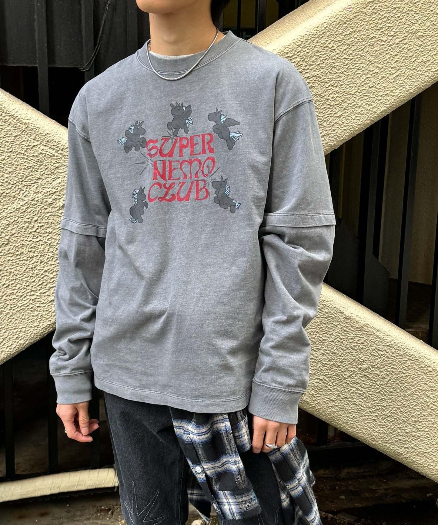 『聯名』SHUHEI KOKI×SENSE OF PLACE 假兩件T恤