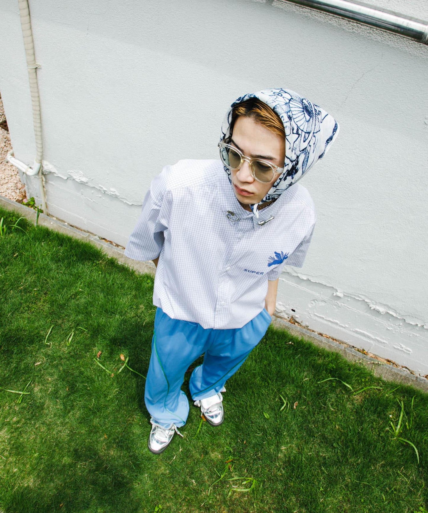 『聯名』SHUHEI KOKI×SENSE OF PLACE 格紋襯衫