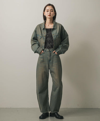 『聯名』Lee101×SENSE OF PLACE 寬鬆桶型褲