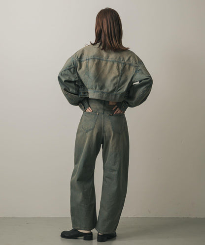 『聯名』Lee101×SENSE OF PLACE 寬鬆桶型褲