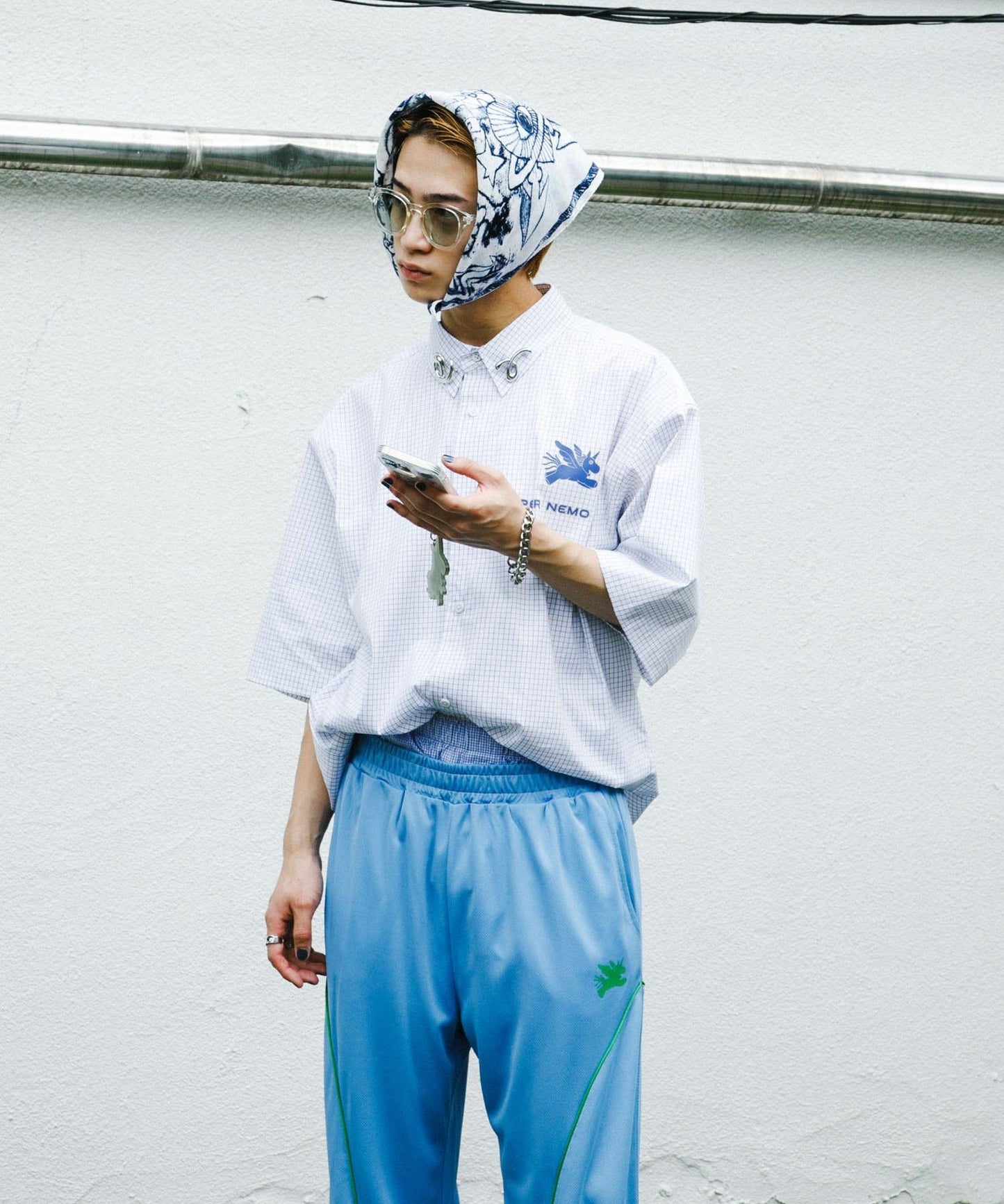 『聯名』SHUHEI KOKI×SENSE OF PLACE 格紋襯衫