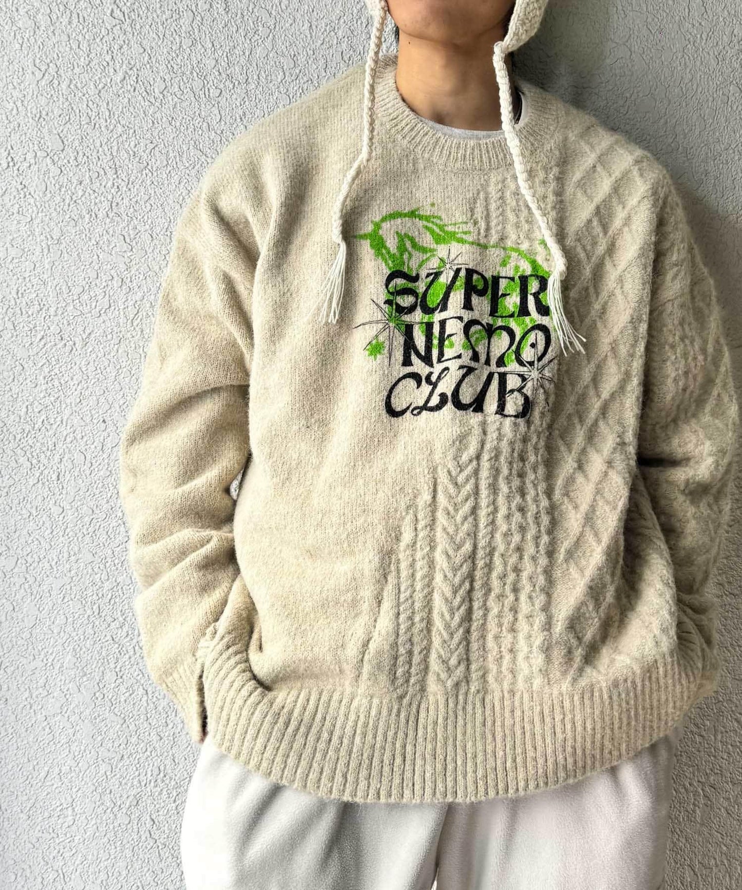 『聯名』SHUHEI KOKI×SENSE OF PLACE 印花針織衫