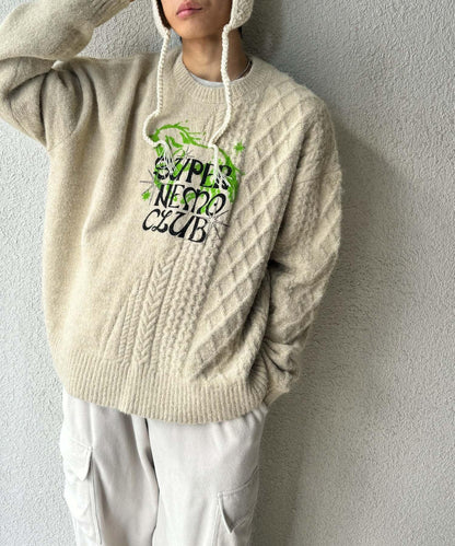 『聯名』SHUHEI KOKI×SENSE OF PLACE 印花針織衫