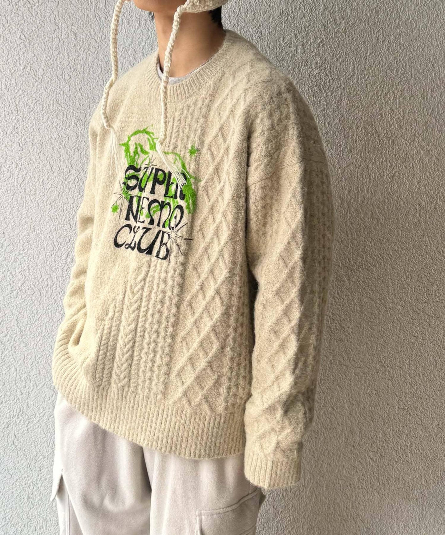 『聯名』SHUHEI KOKI×SENSE OF PLACE 印花針織衫