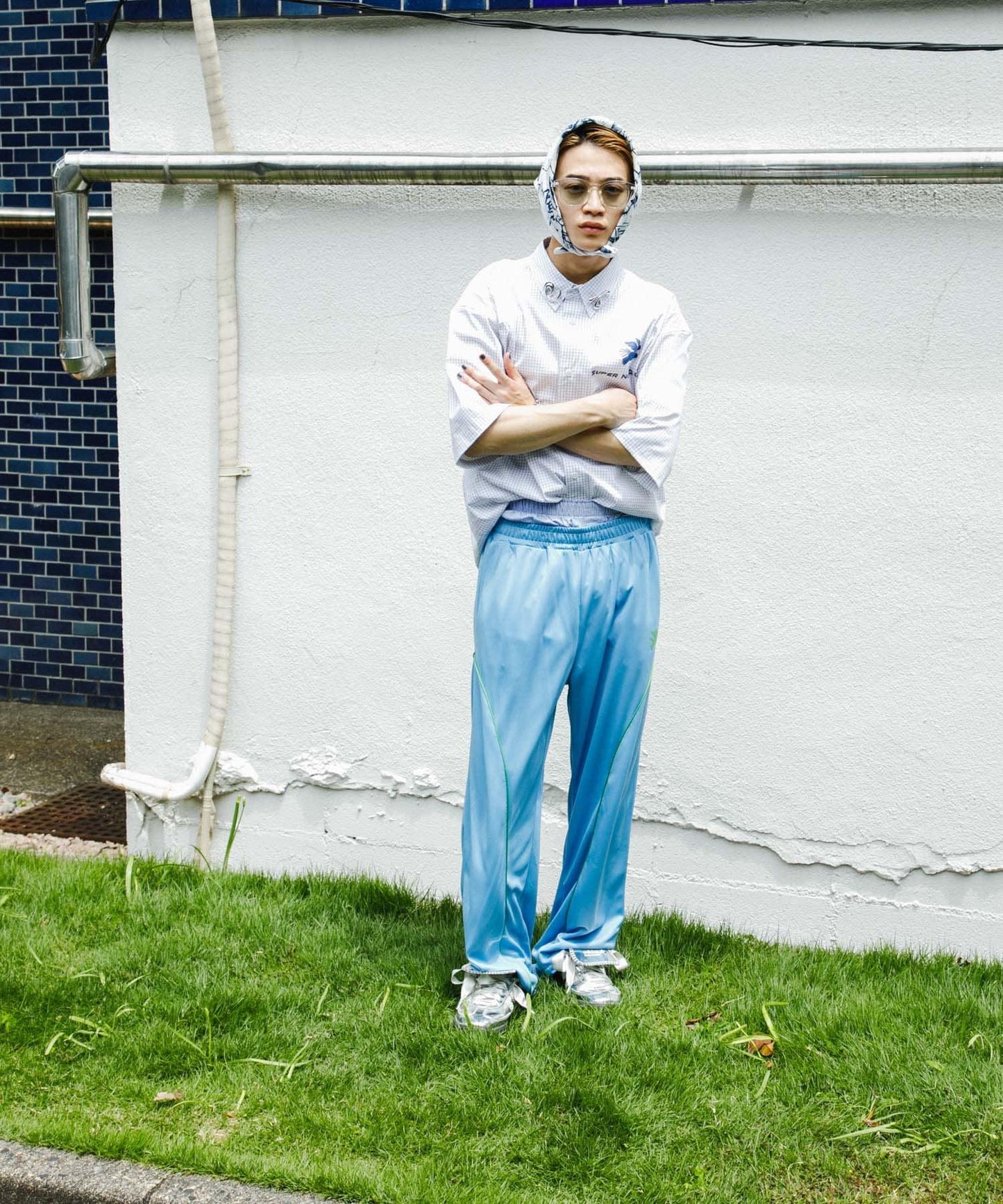 『聯名』SHUHEI KOKI×SENSE OF PLACE 格紋襯衫