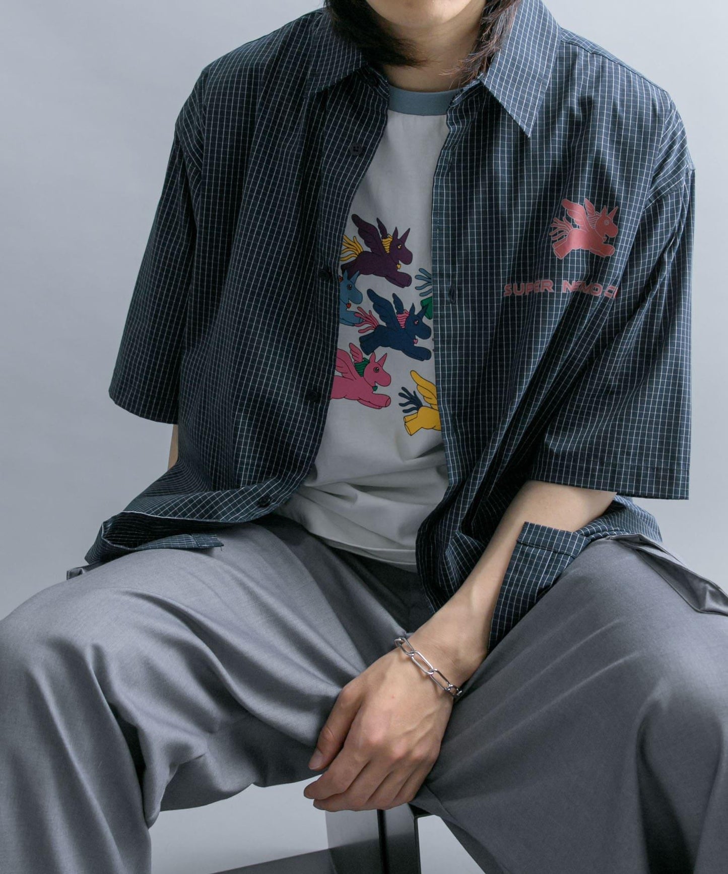 『聯名』SHUHEI KOKI×SENSE OF PLACE 格紋襯衫