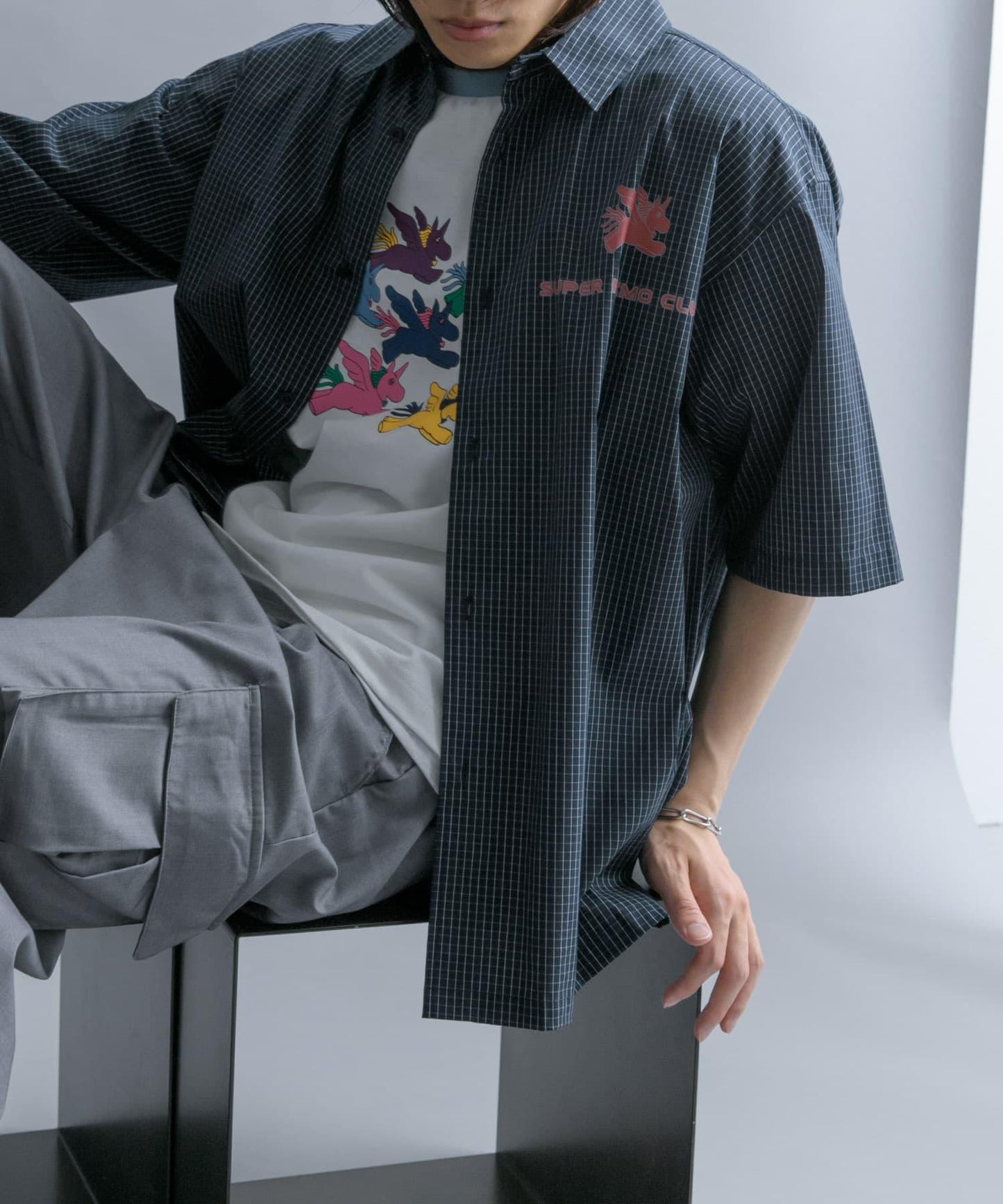 『聯名』SHUHEI KOKI×SENSE OF PLACE 格紋襯衫