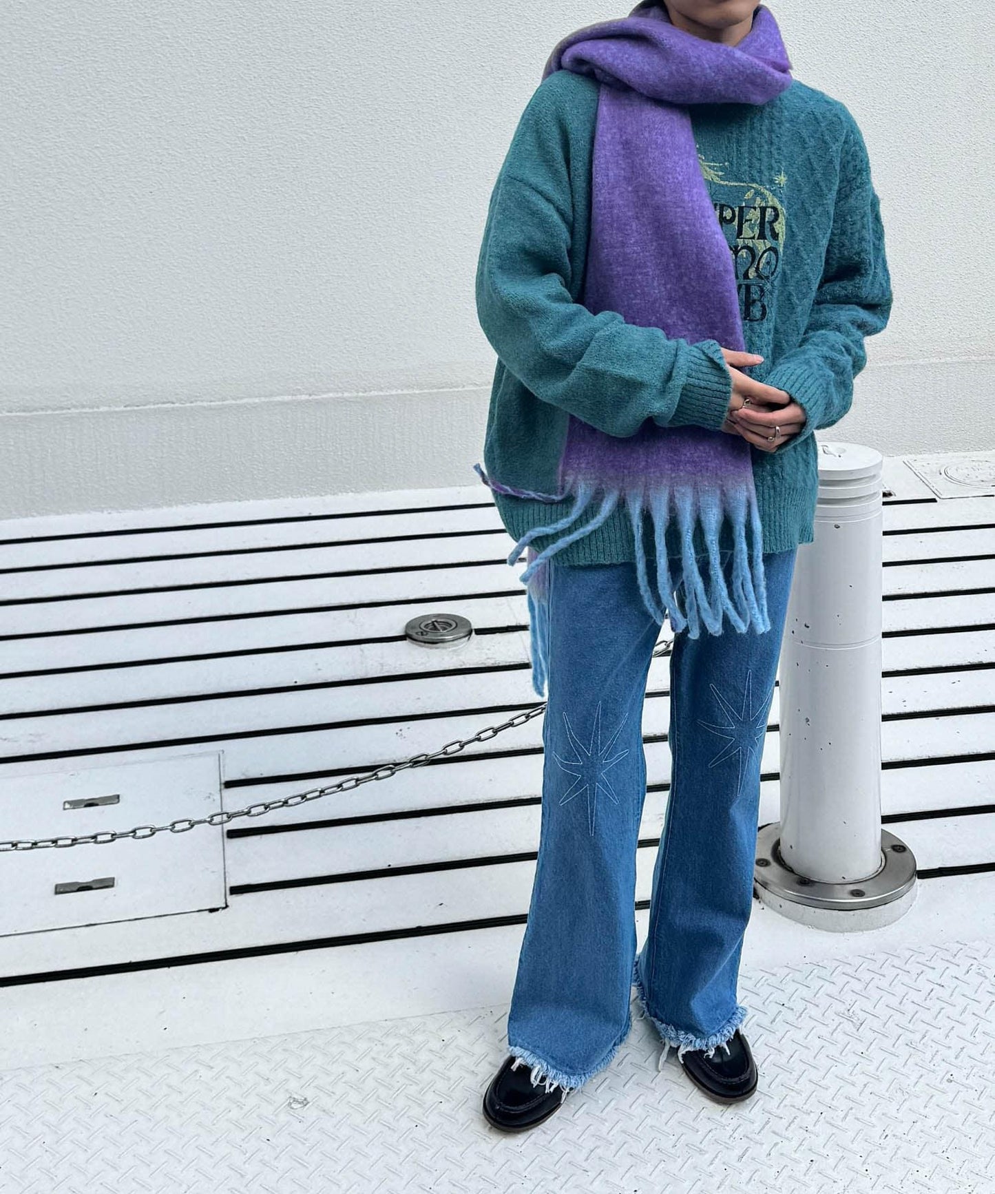 『聯名』SHUHEI KOKI×SENSE OF PLACE 印花針織衫