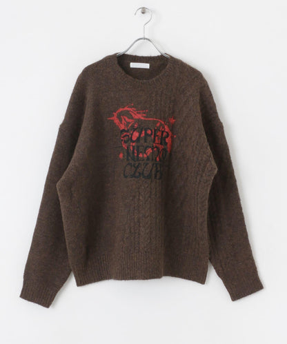 『聯名』SHUHEI KOKI×SENSE OF PLACE 印花針織衫