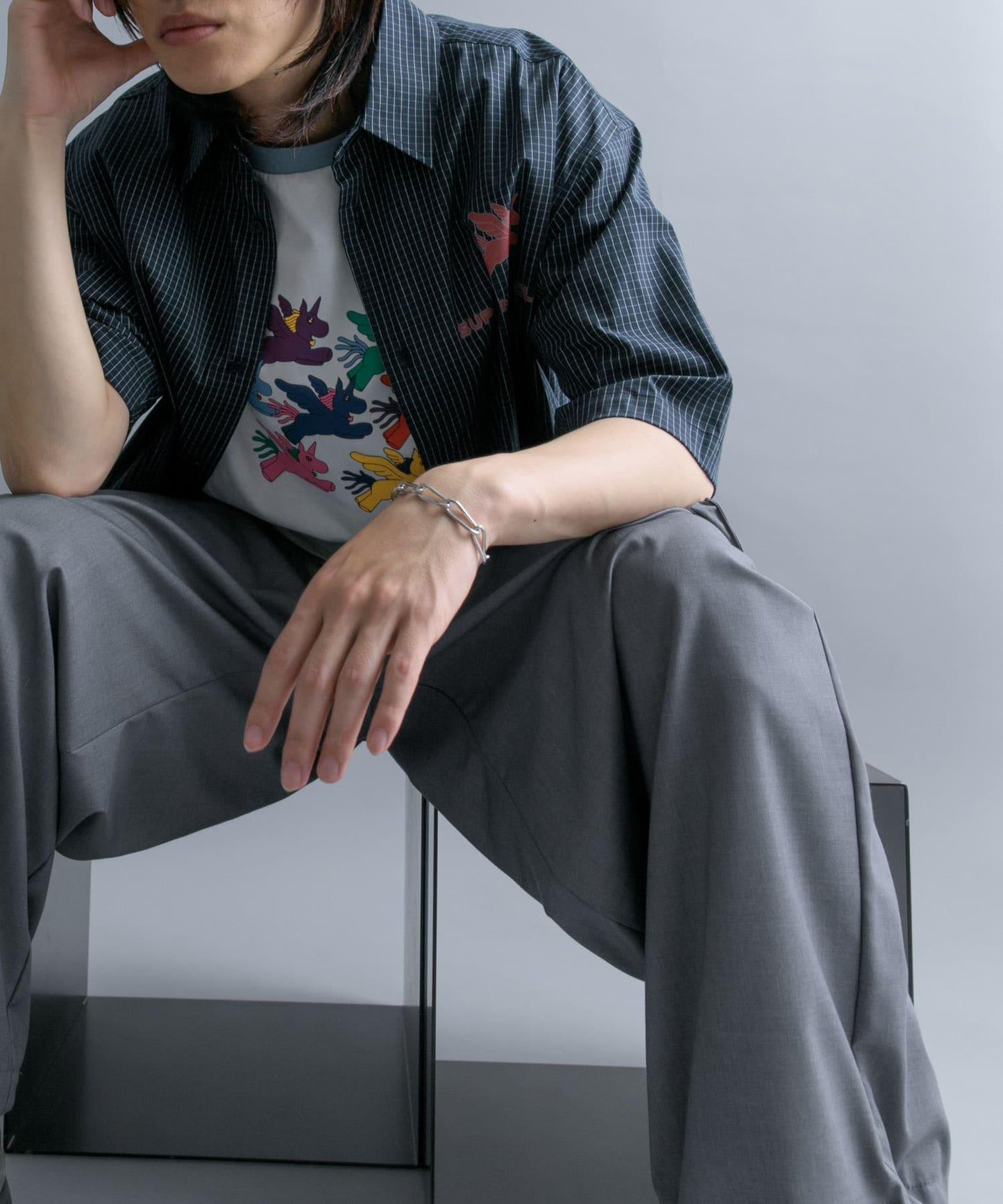 『聯名』SHUHEI KOKI×SENSE OF PLACE 格紋襯衫