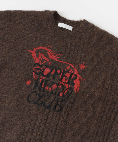 『聯名』SHUHEI KOKI×SENSE OF PLACE 印花針織衫