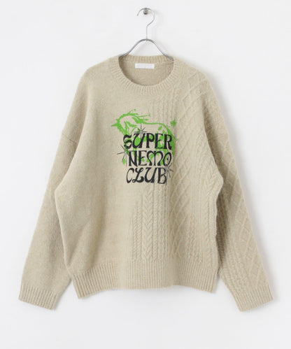 『聯名』SHUHEI KOKI×SENSE OF PLACE 印花針織衫