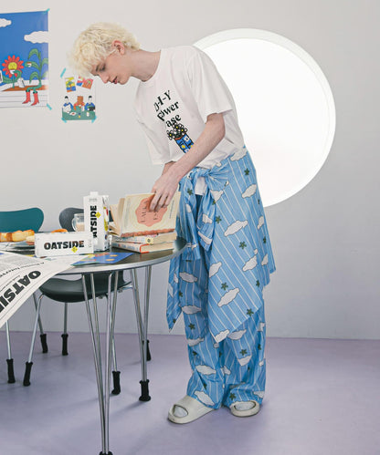 「特別訂製」OATSIDE×SENSE OF PLACE 圖案短袖T恤 A