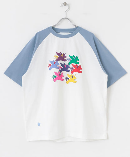 『聯名』SHUHEI KOKI×SENSE OF PLACE 拼色插肩袖T恤