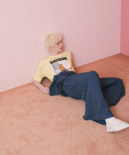 「特別訂製」OATSIDE×SENSE OF PLACE 圖案短袖T恤 B