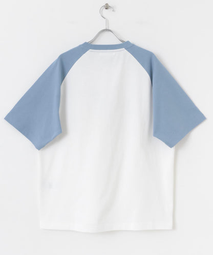 『聯名』SHUHEI KOKI×SENSE OF PLACE 拼色插肩袖T恤