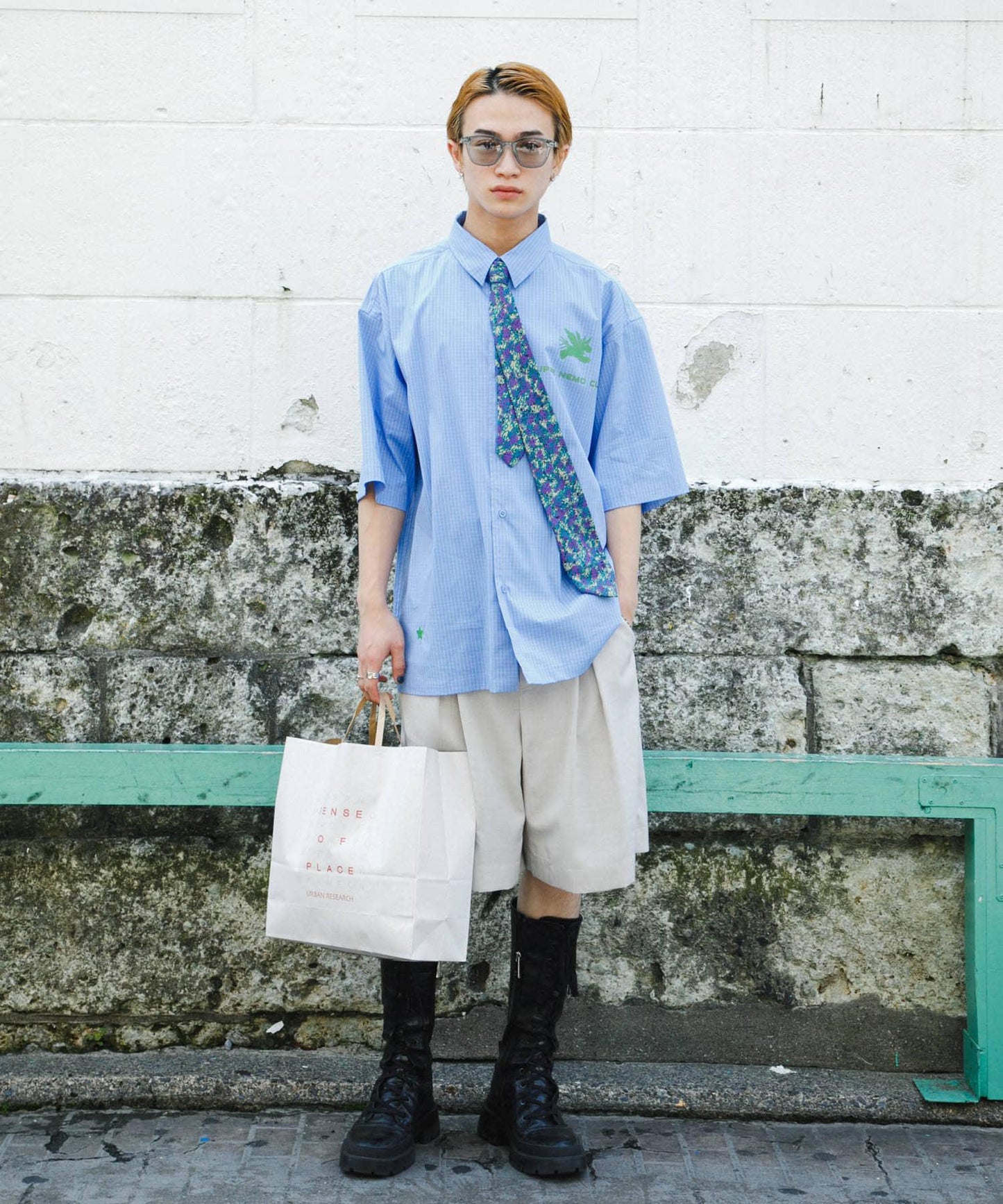 『聯名』SHUHEI KOKI×SENSE OF PLACE 格紋襯衫