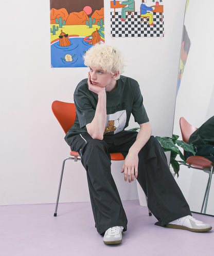 「特別訂製」OATSIDE×SENSE OF PLACE 圖案短袖T恤 B