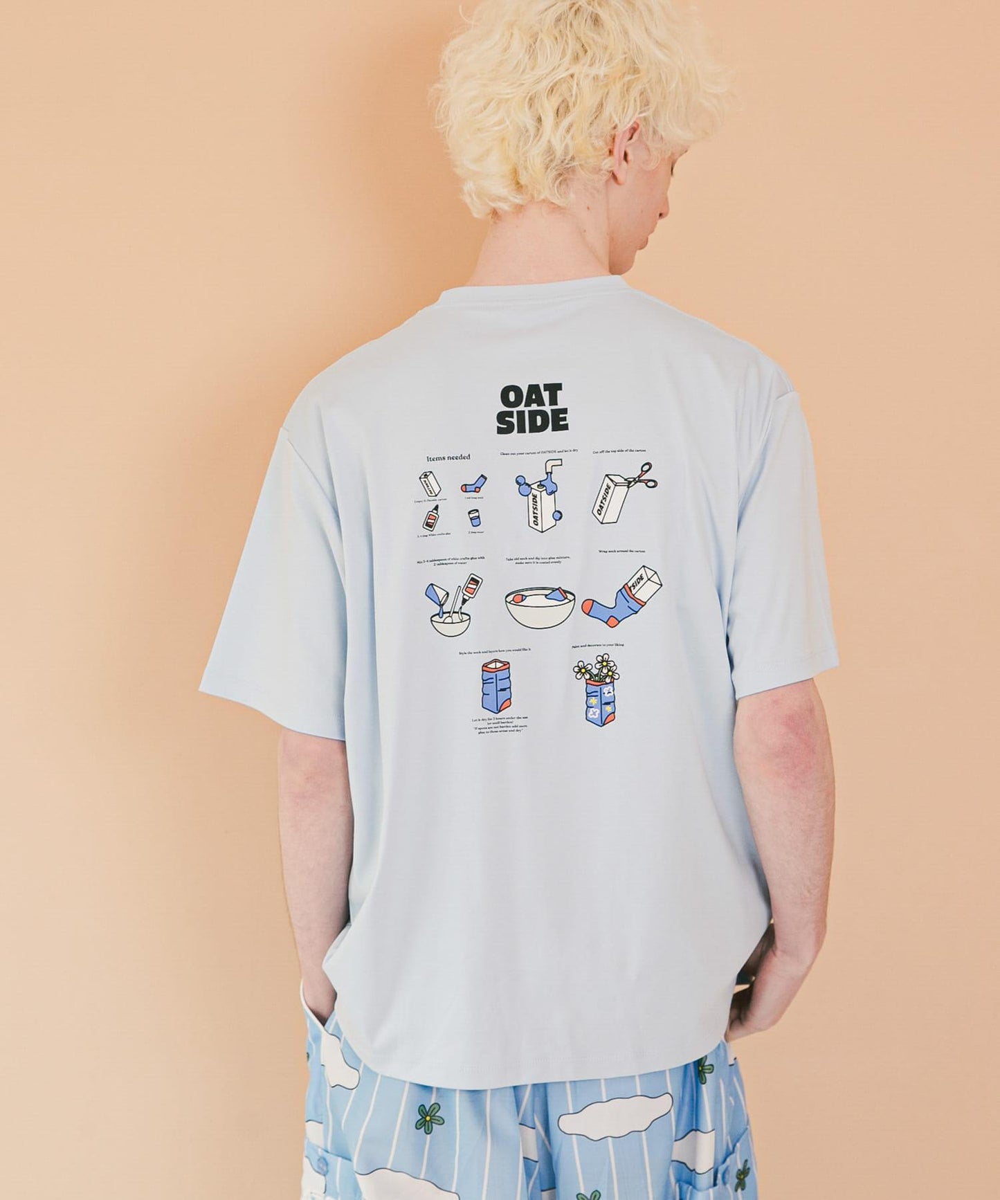 「特別訂製」OATSIDE×SENSE OF PLACE 圖案短袖T恤 A