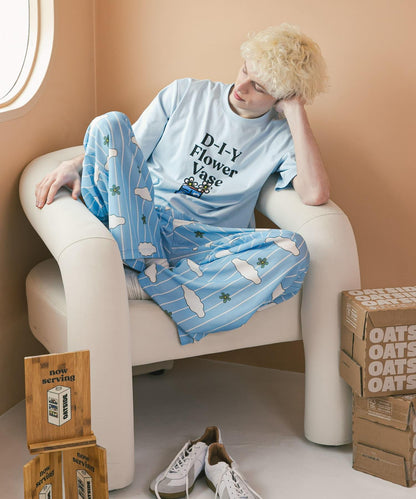 「特別訂製」OATSIDE×SENSE OF PLACE 圖案短袖T恤 A