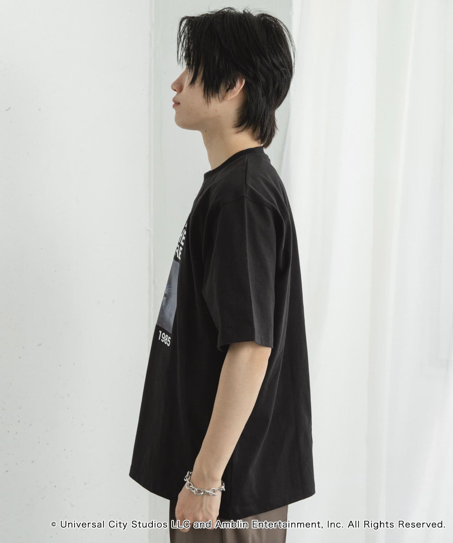 『聯名』SENSE OF PLACE×回到未來 圓領印花T恤 A