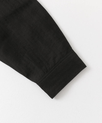 透視條紋開領襯衫