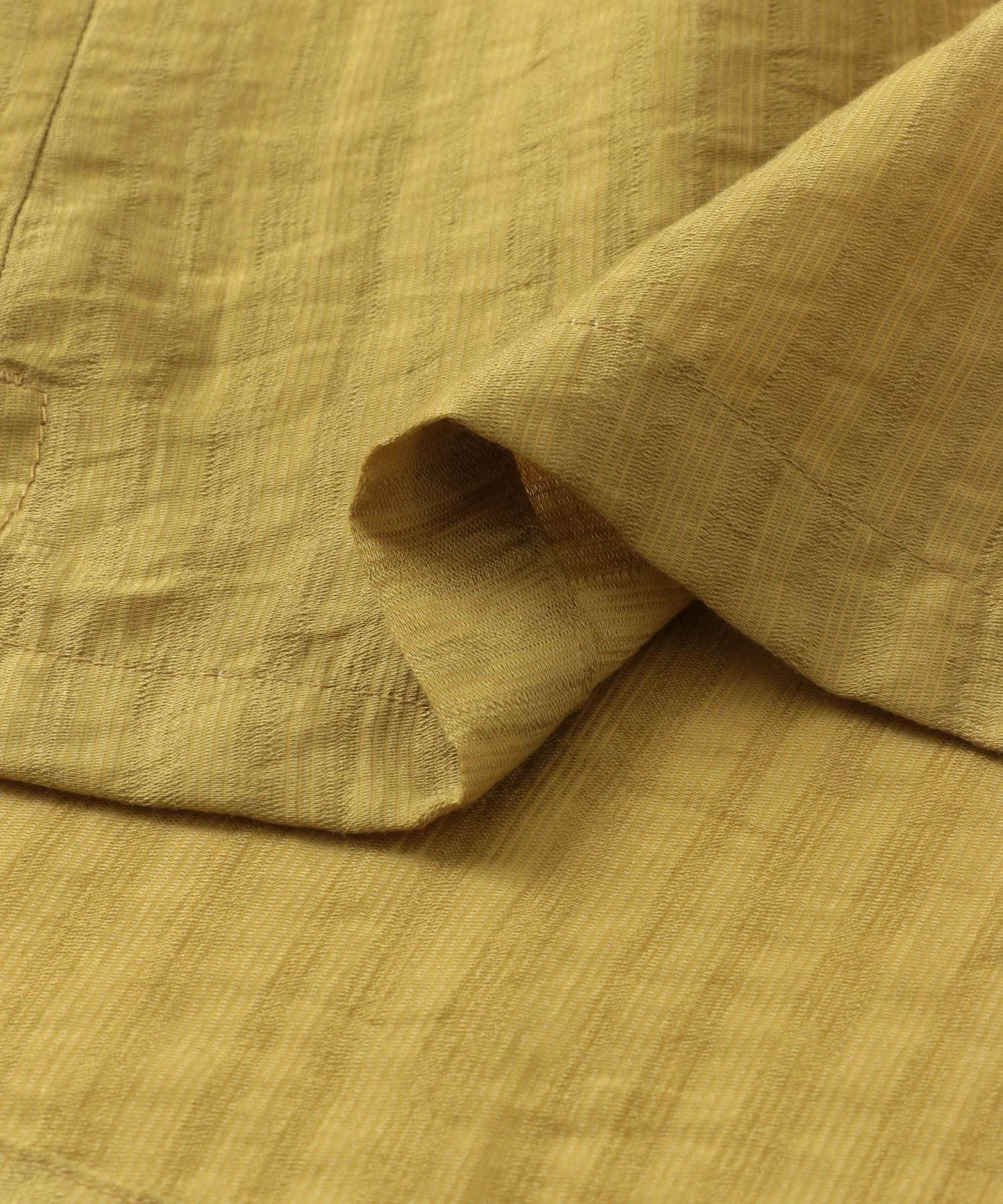 透視條紋開領襯衫