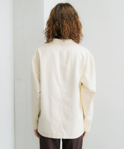 卡其斜紋寬鬆外套