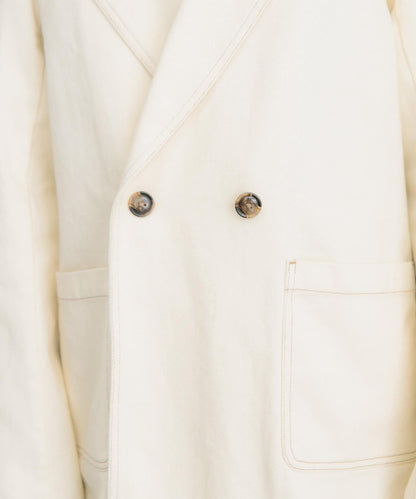 卡其斜紋寬鬆外套