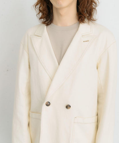 卡其斜紋寬鬆外套