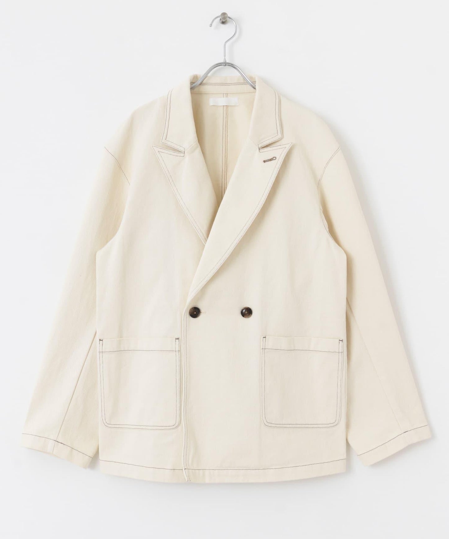 卡其斜紋寬鬆外套