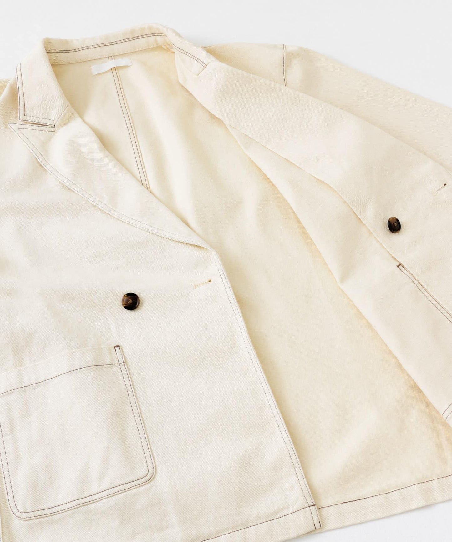 卡其斜紋寬鬆外套