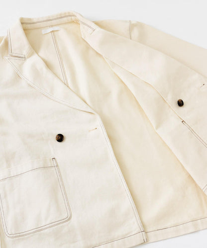 卡其斜紋寬鬆外套