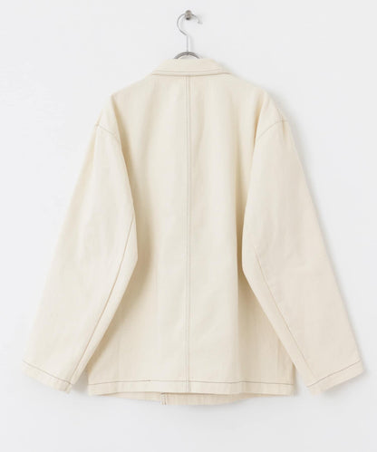 卡其斜紋寬鬆外套