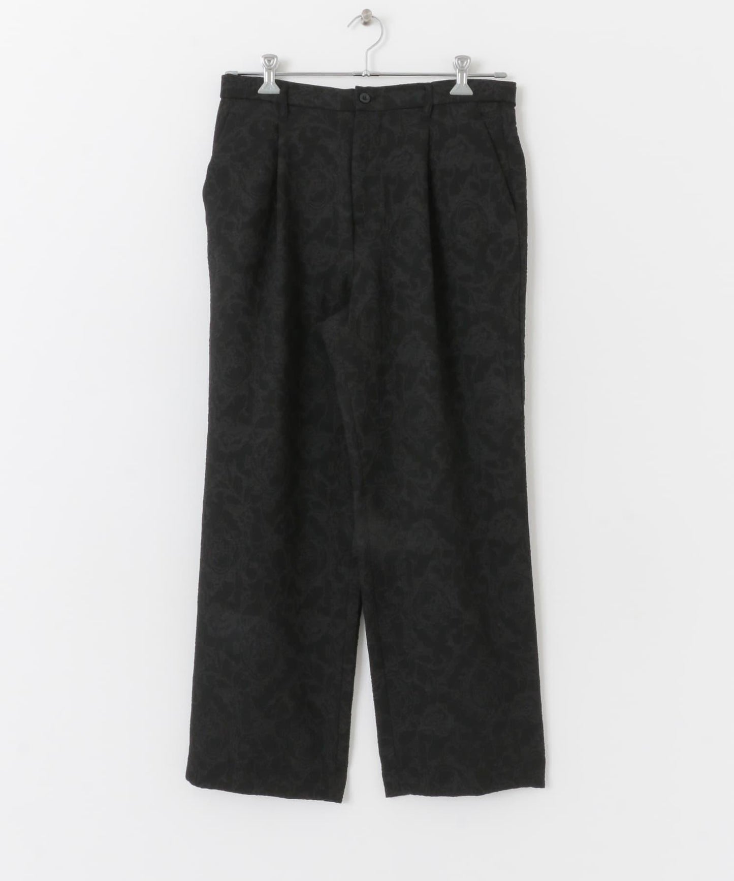 套裝可搭配 植物提花寬鬆長褲