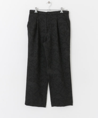 套裝可搭配 植物提花寬鬆長褲