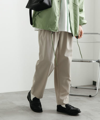 『イージーケア』雙褶錐形褲