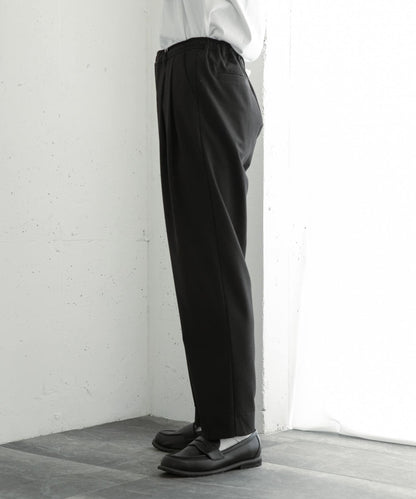 『イージーケア』雙褶錐形褲