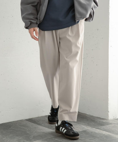 『イージーケア』雙褶錐形褲