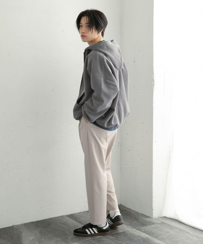 『イージーケア』雙褶錐形褲