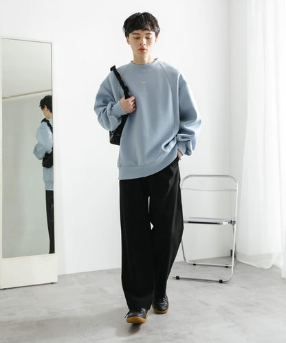 『イージーケア』雙褶寬鬆長褲